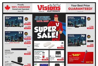 Visions Electronics Flyer October 3 to 9