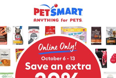PetSmart Online Deal October 6 to 13