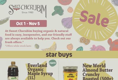 Sweet Cherubim Flyer October 1 to November 5