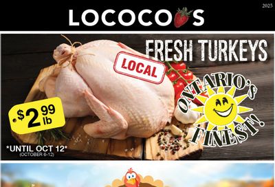 Lococo's Flyer October 6 to 9