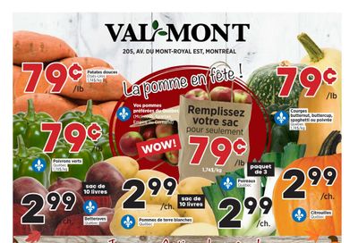 Val-Mont Flyer October 9 to 15