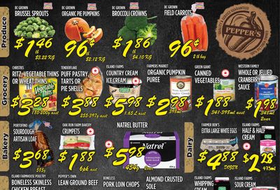 Pepper's Foods Flyer October 7 to 13