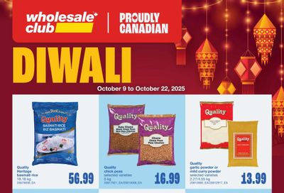 Wholesale Club (Atlantic) Diwali Flyer October 9 to 22