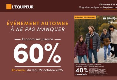 L'Équipeur Flyer October 9 to 22