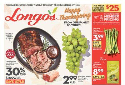 Longo's Flyer October 9 to 12