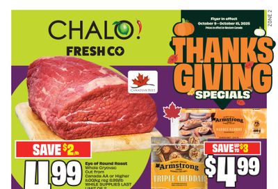 Chalo! FreshCo (West) Flyer October 9 to 15
