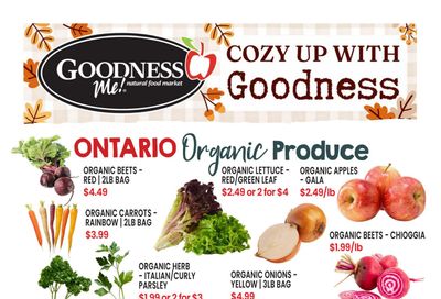 Goodness Me Flyer October 8 to 14