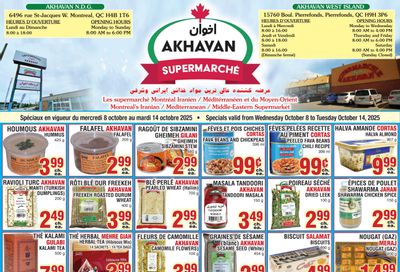Akhavan Supermarche Flyer October 8 to 14