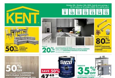 Kent Building Supplies Flyer October 9 to 15