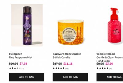 Bath & Body Works Canada Prime Time Stock Up  Event + Fall Sale up to 60% off + More