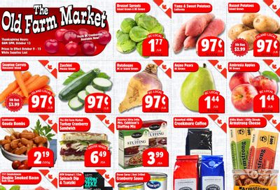 The Old Farm Market (Courtenay) Flyer October 9 to 15