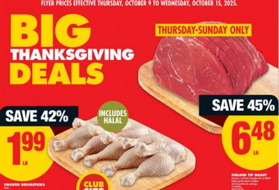 No Frills Ontario Flyer Deals October the 9th to the 15th: Sirloin Tip Roast $6.48/lb + More