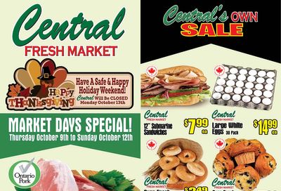 Central Fresh Market Flyer October 9 to 16