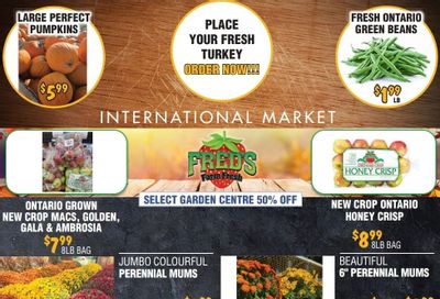 Fred's Farm Fresh Flyer October 8 to 14