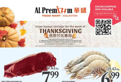 Al Premium Food Mart (Eglinton Ave.) Flyer October 9 to 15
