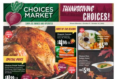 Choices Market Flyer October 9 to 15