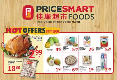 PriceSmart Foods Flyer October 9 to 15