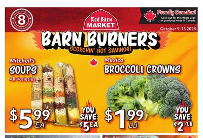 Red Barn Market Flyer October 9 to 15