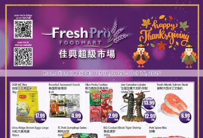 FreshPro Foodmart (Richmond Hill) Flyer October 10 to 16