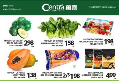 Centra Foods (Barrie) Flyer October 10 to 16