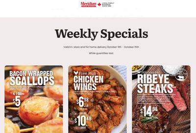 Meridian Farm Market Flyer October 9 to 15