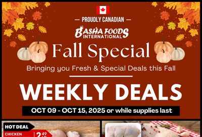 Basha Foods International Flyer October 9 to 15