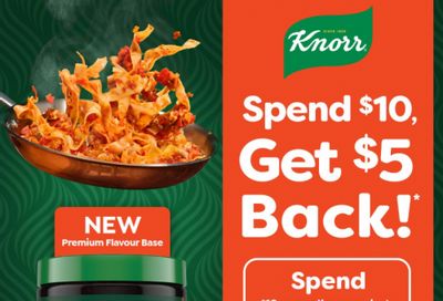 Walmart Canada: Spend $10 on Knorr Products and Get $5 Back