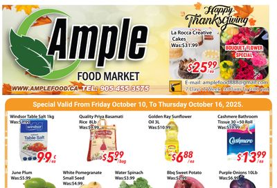 Ample Food Market (Brampton) Flyer October 10 to 16
