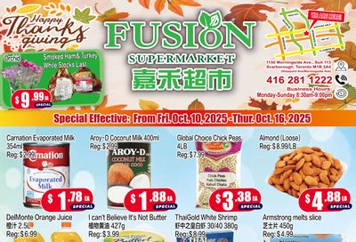 Fusion Supermarket (Scarborough) Flyer October 10 to 16