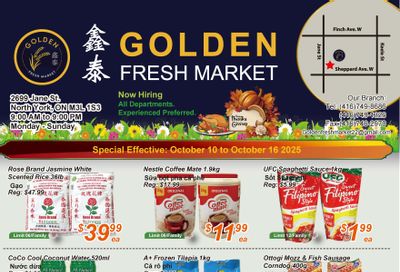 Golden Fresh Market Flyer October 10 to 16