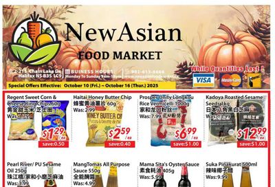 New Asian Food Market Flyer October 10 to 16
