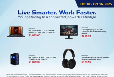Canada Computers Flyer October 10 to 16