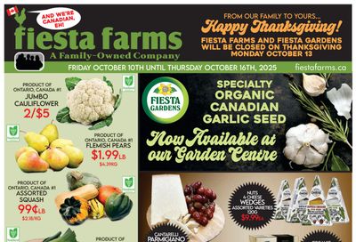 Fiesta Farms Flyer October 10 to 16