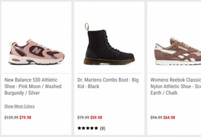 Journeys Canada: Sale Styles for up to 60% off