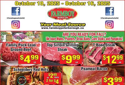 Farmboy Peterborough Flyer October 10 to 16