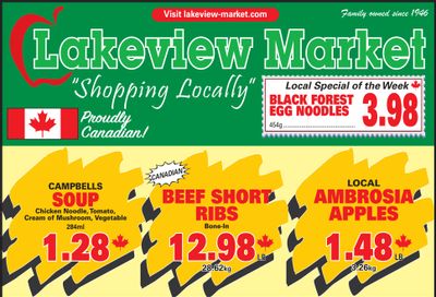 Lakeview Market Flyer October 11 to 17