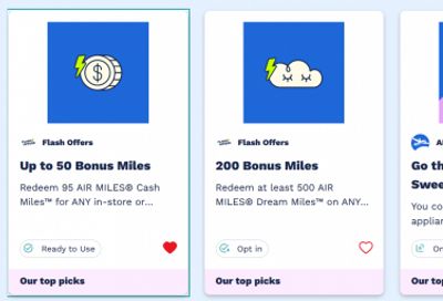 Air Miles Canada Offers: Earn up to 50 Bonus Air Miles When You Redeem Your Cash Miles Starting October 17th