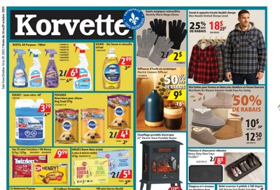 Korvette Flyer October 16 to 29