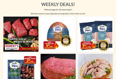 Robert's Fresh and Boxed Meats Flyer October 14 to 20