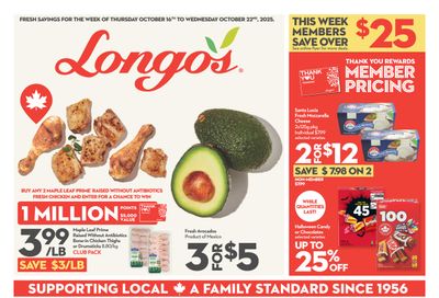 Longo's Flyer October 16 to 22