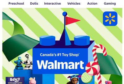 Walmart Toy Shop Flyer October 16 to December 24