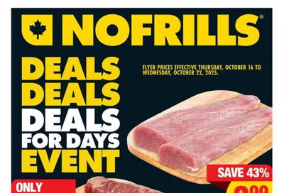No Frills (West) Flyer October 16 to 22