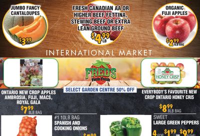 Fred's Farm Fresh Flyer October 15 to 21