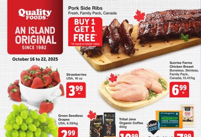 Quality Foods Flyer October 16 to 22