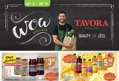 Tavora Foods Flyer October 13 to 19