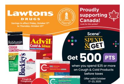 Lawtons Drugs Flyer October 17 to 23