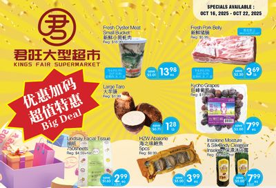 Kings Fair Supermarket Flyer October 16 to 22