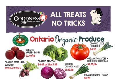 Goodness Me Flyer October 15 to 21