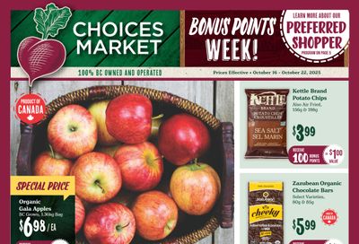 Choices Market Flyer October 16 to 22