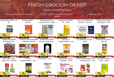 Fresh Grocery Depot Flyer October 16 to 22